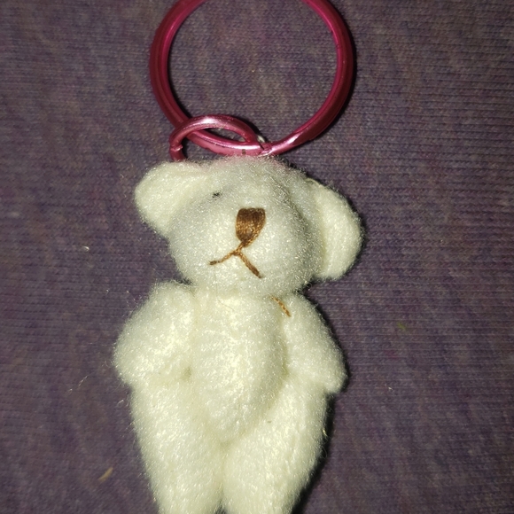 Plush Teddy Bear Keychain - Picture 2 of 3